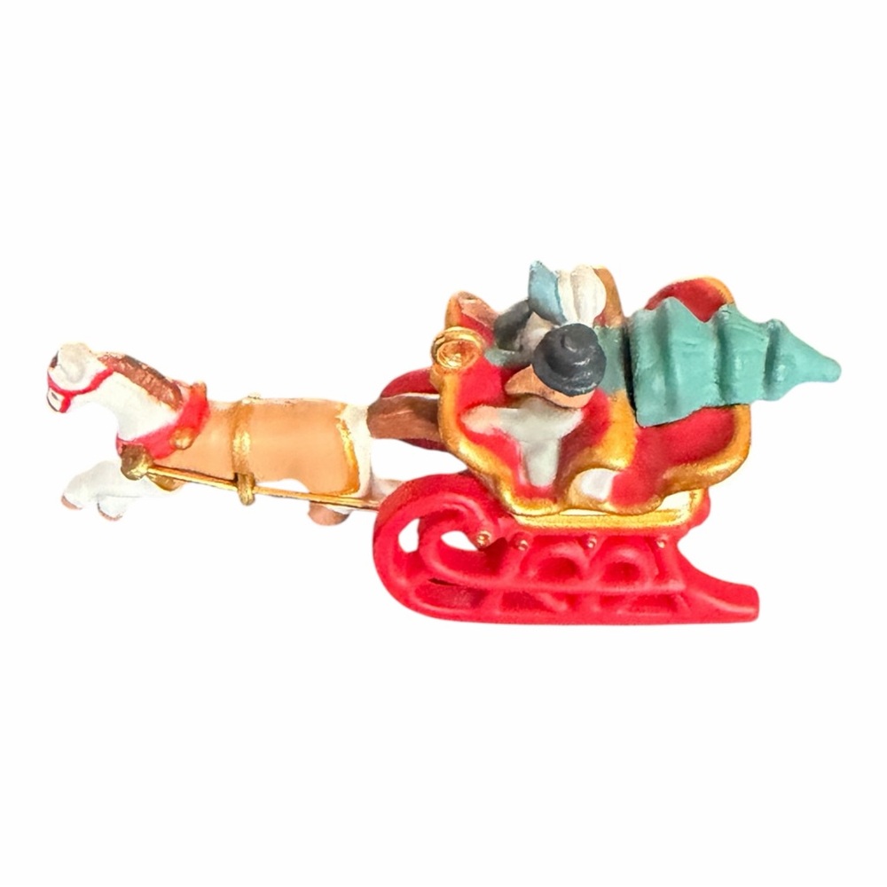 Hallmark Keepsake Dashing Through the Snow Sleigh Ornament - Picture 2 of 9